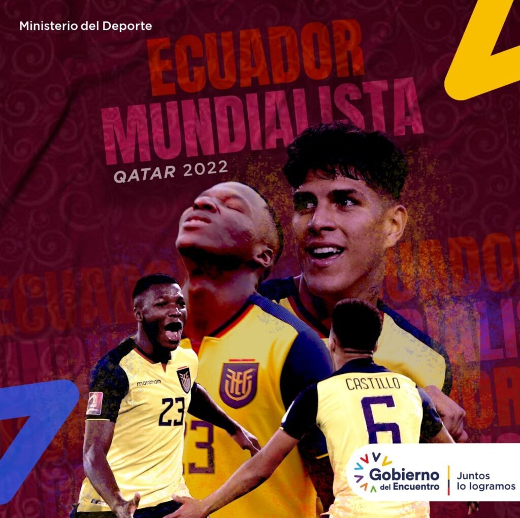 Ecuador irá a su Cuarto Mundial - Qatar 2022