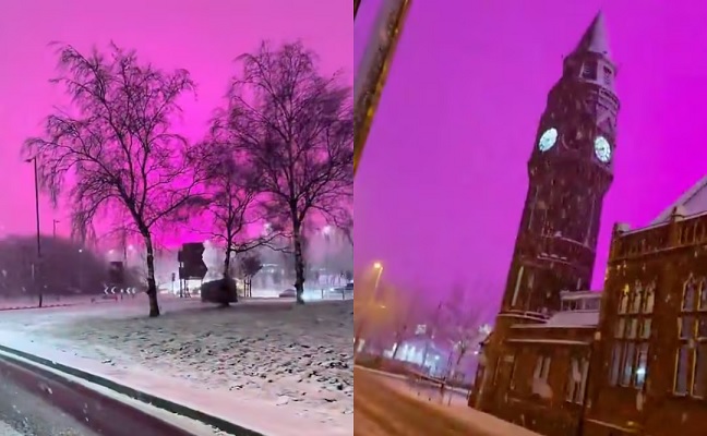 El Cielo Rosa en Inglaterra: Un Fenómeno Visual que Cautivó a Birmingham